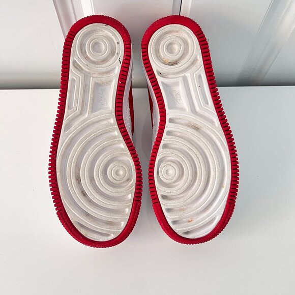 Nike Air Force I - Red and White 2018 - Picture 8 of 12